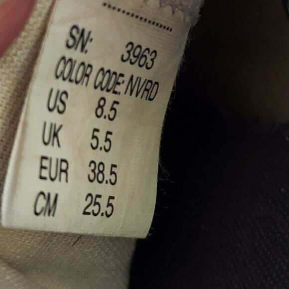 Vintage 90s Skechers Denim Platform Mules Slip On Glitter Sneakers Size 8.5 - Picture 10 of 10